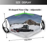 yanfind Winter Machine Sky Piste Vehicle Winter Cap Tractor Geological Mountain Sky Ice Dust Washable Reusable Filter and Reusable Mouth Warm Windproof Cotton Face