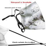 yanfind Winter Christmas Winter Subshrub Berry Festive Plant Branch Snow Flower Cotton Twig Dust Washable Reusable Filter and Reusable Mouth Warm Windproof Cotton Face