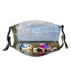 yanfind Tent Sky Vehicle Lake Vessel Port Sport Boat Reflection Harbour Ship Yachts Dust Washable Reusable Filter and Reusable Mouth Warm Windproof Cotton Face