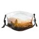 yanfind Idyllic Boulders Sunglare Daylight Calm Pine Tranquil Sunbeam Mountains Sun Grass Misty Dust Washable Reusable Filter and Reusable Mouth Warm Windproof Cotton Face