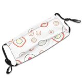yanfind Isolated Packaging Asian Cucumber Hot Japanese Assortment Cute Cook Menu Seamless Dinner Dust Washable Reusable Filter and Reusable Mouth Warm Windproof Cotton Face