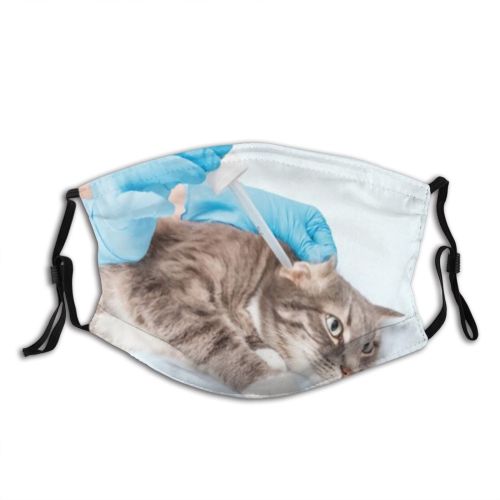 yanfind Aid Medic Drop Hospital Tick Infection Antibiotic Diagnose Ear Professional Cat Medication Dust Washable Reusable Filter and Reusable Mouth Warm Windproof Cotton Face