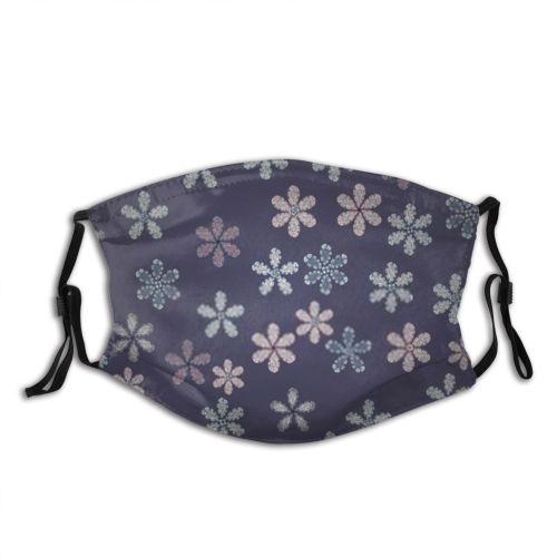 yanfind Blossom Spring Flower Life Vintage Trendy Flora Romantic Watercolor Retro Peony Fashionable Dust Washable Reusable Filter and Reusable Mouth Warm Windproof Cotton Face