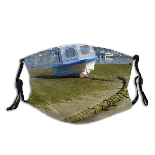 yanfind Voats Vehicle Transport Stranded Boat Sky Mooring Moor Anchor Tourism Tide Tree Dust Washable Reusable Filter and Reusable Mouth Warm Windproof Cotton Face