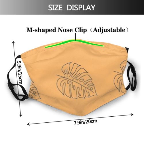 yanfind Fashion Cute Seamless Trendy Nursery Kid Pastel Summer Doodle Baby Design Modern Dust Washable Reusable Filter and Reusable Mouth Warm Windproof Cotton Face