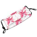 yanfind Blossom Spring Fashion Flower Aloha Plant Watercolor Tropical Board Branch Rose Leaves Dust Washable Reusable Filter and Reusable Mouth Warm Windproof Cotton Face