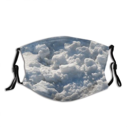 yanfind Winter Meteorological Cloud Geological Sky Ice Ice Cumulus Atmosphere Footprint Winter Snow Dust Washable Reusable Filter and Reusable Mouth Warm Windproof Cotton Face