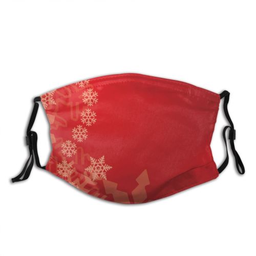 yanfind Winter Ground Christmas Snowflake Design Design Ornament Flakes Xmascomp Snow Dust Washable Reusable Filter and Reusable Mouth Warm Windproof Cotton Face
