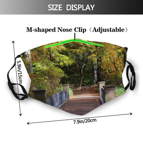 yanfind Romance Natural Autumn Woody Landscape Plant Fall Entrance Leaf Quality Tree Autumn Dust Washable Reusable Filter and Reusable Mouth Warm Windproof Cotton Face
