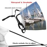 yanfind Harbor Yatch Vehicle Sail Boat Marina Watercraft Mast Sailboat Boats Ontario Sailing Dust Washable Reusable Filter and Reusable Mouth Warm Windproof Cotton Face