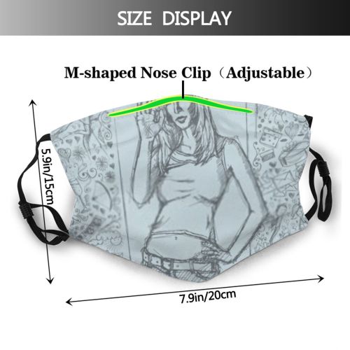 yanfind Happiness Story Cute Satisfaction Cheerful Elegance Flowers Ok Female Dove Arms Idea Dust Washable Reusable Filter and Reusable Mouth Warm Windproof Cotton Face
