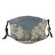yanfind Landscape Lake Scenery Sky Ice Tree Winter Rock Freezing Snow River Snow Dust Washable Reusable Filter and Reusable Mouth Warm Windproof Cotton Face