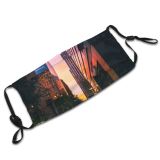 yanfind Iphone Night Road Phone Hotels Screen Urban DownTown Destination Usa Houston Texas Dust Washable Reusable Filter and Reusable Mouth Warm Windproof Cotton Face