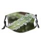 yanfind Dew Winter Macro Drop Leaf Dew Plant Blade Ice Frost Grass Moisture Dust Washable Reusable Filter and Reusable Mouth Warm Windproof Cotton Face