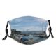 yanfind Marina Harbor Lake Sea Sky Infrastructure Vehicle Dock Boat Summer Port Garda Dust Washable Reusable Filter and Reusable Mouth Warm Windproof Cotton Face