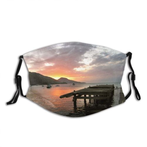 yanfind Dos Sky Horizon Morning Evening Angra Cloud Sunset Brazil Sea Sky Reis   Dust Washable Reusable Filter and Reusable Mouth Warm Windproof Cotton Face