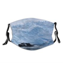 yanfind Winter Glaciar Cap Polar Argentina Ice Ocean Ice Iceberg Ocean Glacial Lake Dust Washable Reusable Filter and Reusable Mouth Warm Windproof Cotton Face