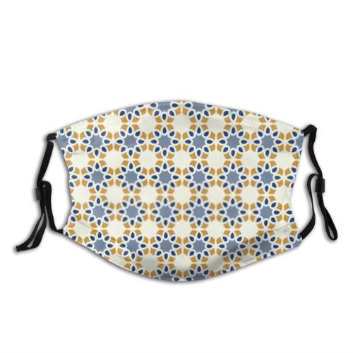 yanfind Abstract Elegant Decor Fashion Cute Arabic Seamless Continuous Classic Elegance Simple Vintage Dust Washable Reusable Filter and Reusable Mouth Warm Windproof Cotton Face