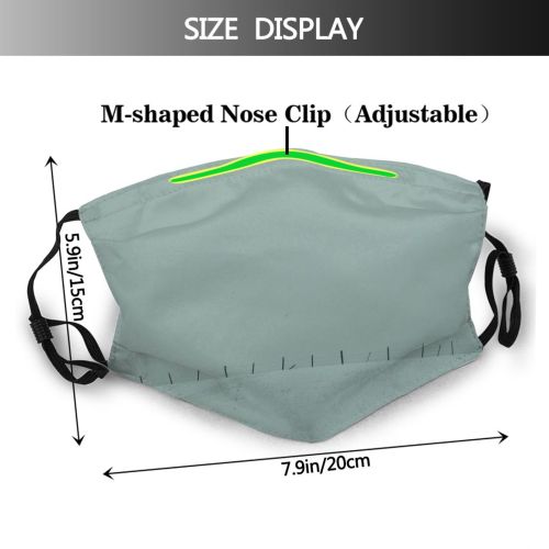 yanfind Dust Fog Winter Sky Fence Horizon Calm Haze Winter Atmospheric Snow Jura Dust Washable Reusable Filter and Reusable Mouth Warm Windproof Cotton Face