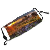 yanfind Idyllic Daylight Park Sunset Forest Clouds Scenery Sun Leaves Trees Outdoors Season Dust Washable Reusable Filter and Reusable Mouth Warm Windproof Cotton Face