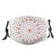 yanfind Mandala Stylized Contemporary Ornaments Thanksgiving Vegetable Cute Preschool Autumnal Fall November Maple Dust Washable Reusable Filter and Reusable Mouth Warm Windproof Cotton Face