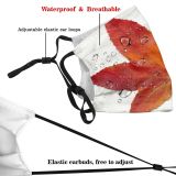 yanfind Flowering Deciduous Leaf Maple Gum Leaf Plant Flower Tree Sweet Plant Autumn   Dust Washable Reusable Filter and Reusable Mouth Warm Windproof Cotton Face