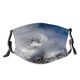 yanfind Landforms Ice Stunning Shot Glacier Amazing Frost Mountain Snowy Wind Icy Clouds Dust Washable Reusable Filter and Reusable Mouth Warm Windproof Cotton Face