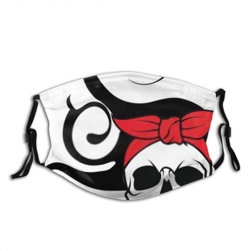 yanfind Isolated Horror Decor Halloween Life Cute File Silhouette Sublimation Coloring Summer Skull Dust Washable Reusable Filter and Reusable Mouth Warm Windproof Cotton Face