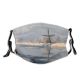yanfind Winter Winter Natural Atmospheric Landscape Sky Ice Ice Snow Mill Trees Freezing Dust Washable Reusable Filter and Reusable Mouth Warm Windproof Cotton Face