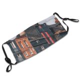 yanfind Idyllic Masonry Accommodation Town Estate Calm Exterior Sunset Honfleur Heritage Twilight Historic Dust Washable Reusable Filter and Reusable Mouth Warm Windproof Cotton Face