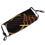 yanfind Melody Sound Bass Wood Flamenco Accessory Acoustic Guitar Rock Play Musical Instrument   Dust Washable Reusable Filter and Reusable Mouth Warm Windproof Cotton Face
