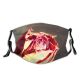 yanfind Flower Plant Flesh Radicchio Flower Dust Washable Reusable Filter and Reusable Mouth Warm Windproof Cotton Face