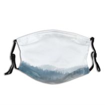 yanfind Ice Landscape Tree Scene Snow Sky Eastern Fog Scenics Townships Cloud Canada Dust Washable Reusable Filter and Reusable Mouth Warm Windproof Cotton Face