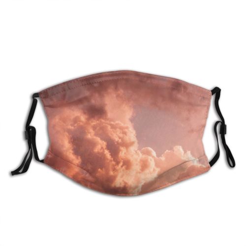 yanfind Idyllic Dream Fantasy Amazing Romantic Vibrant Sunset Evening Peace Dawn Twilight Silent Dust Washable Reusable Filter and Reusable Mouth Warm Windproof Cotton Face
