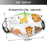 yanfind Attractive Isolated Asian Lovely Little Cat Cute Big Friendly Nice Colorful Kid Dust Washable Reusable Filter and Reusable Mouth Warm Windproof Cotton Face