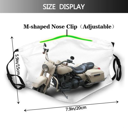 yanfind Figure Motorcycle Old Vehicle Vehicles Motor Motorcycle Lighting Classic Bike Vehicle Cruiser Dust Washable Reusable Filter and Reusable Mouth Warm Windproof Cotton Face