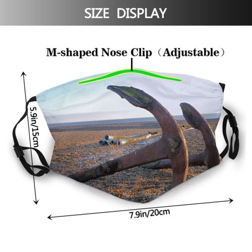 yanfind Coast Coast Shore Beach Driftwood Vacation Sky Sculpture Tree Horizon Suffolk Wood Dust Washable Reusable Filter and Reusable Mouth Warm Windproof Cotton Face