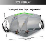 yanfind Sport Watercraft Sail Start Regatta Sports Transportation Boat Dinghy Sailing Vehicle Race Dust Washable Reusable Filter and Reusable Mouth Warm Windproof Cotton Face