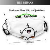 yanfind Header Picture Class Comic Cute Hobby Lesson Voice Doodle Song Design Modern Dust Washable Reusable Filter and Reusable Mouth Warm Windproof Cotton Face