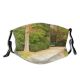 yanfind Path Bushes Natural Woody Landscape Leaf Tree Tree Garden Way Park Trunks Dust Washable Reusable Filter and Reusable Mouth Warm Windproof Cotton Face