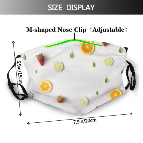yanfind Blossom Spring Flower Layout Homemade Cute Above Aerial Vsco Fresh Space Various Dust Washable Reusable Filter and Reusable Mouth Warm Windproof Cotton Face