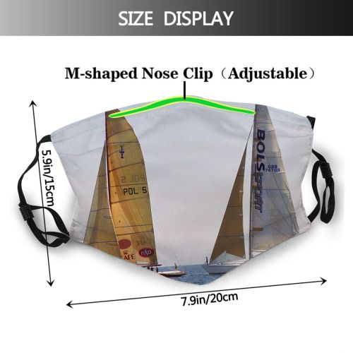 yanfind Vehicle Sails Cup Crew Sport Sail Sea Sailing Rig Recreation Mast Watercraft   Dust Washable Reusable Filter and Reusable Mouth Warm Windproof Cotton Face