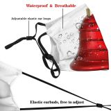 yanfind Christmas Winter Xmas Santa Tree Decoration Ornament Bell Bell Dust Washable Reusable Filter and Reusable Mouth Warm Windproof Cotton Face