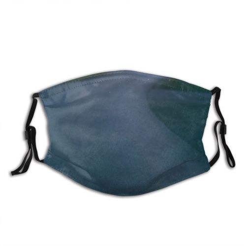 yanfind Idyllic Settlement Calm Sunset Typical Evening Roadside Twilight Road Way Silent Village Dust Washable Reusable Filter and Reusable Mouth Warm Windproof Cotton Face