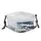 yanfind Idyllic Mountain Clouds Tranquil Scenery High Rural Highlands Misty Trees Outdoors Hazy Dust Washable Reusable Filter and Reusable Mouth Warm Windproof Cotton Face
