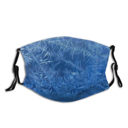 yanfind Winter Frost Sky Ice Electric Frost Azure Winter Freezing Cobalt Dust Washable Reusable Filter and Reusable Mouth Warm Windproof Cotton Face