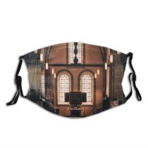 yanfind Lamps Arches Daylight Benches Interior Church Windows Dark Architecture Ceiling Chapel Aisle Dust Washable Reusable Filter and Reusable Mouth Warm Windproof Cotton Face