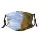 yanfind Field Natural Autumn Leaves Cloud Landscape Sky Fall Leaf Tree Tree Countryside Dust Washable Reusable Filter and Reusable Mouth Warm Windproof Cotton Face