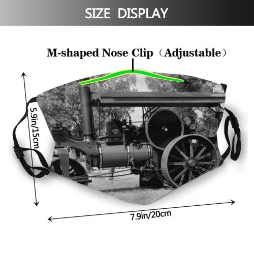 yanfind Machine Vehicle Transport Traction Car Steam Motor System Agricultural Wheel Engine Auto Dust Washable Reusable Filter and Reusable Mouth Warm Windproof Cotton Face