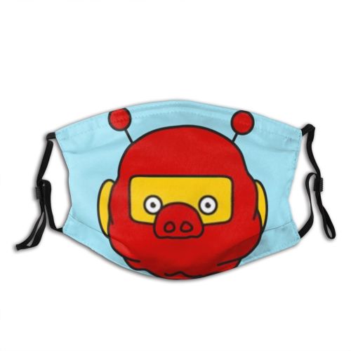yanfind Emoticon Pork Cute Mech Piggy Iron Double Fubsy Boar Weight Visor Overweight Dust Washable Reusable Filter and Reusable Mouth Warm Windproof Cotton Face